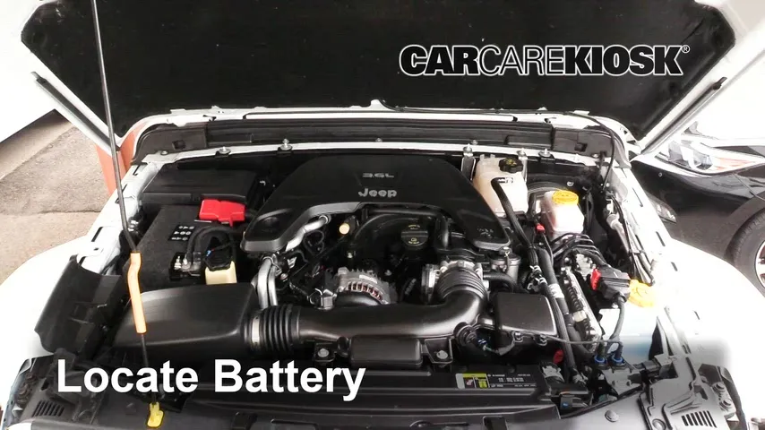 2018 Jeep Wrangler Unlimited Sport 3.6L V6 Battery Jumpstart